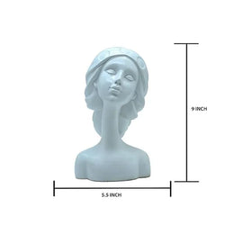 Resin Minimalist White Bust Abstract Decorative Figurine - View 3