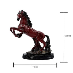 Craftivoa Jumping Horse Figurine Handmade Horse Statue With In Horse Stone Finish Animal Figurines Gifts Antique Finish For Home Decoration - View 3